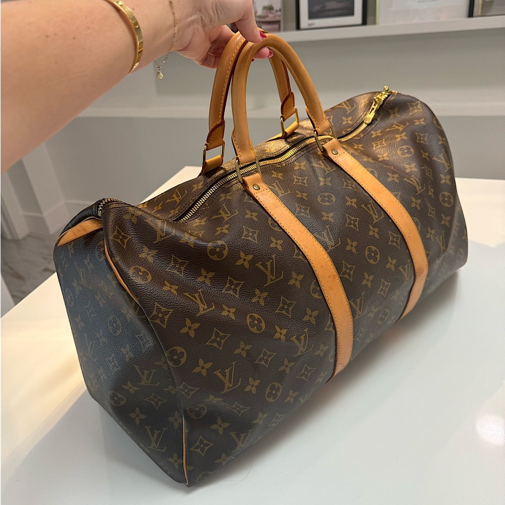 Authentic Louis Vuitton Keepall 55 Bag